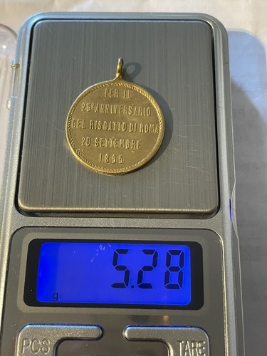 Medaglia 1895 riscatto roma - 1895,