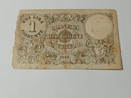 Lira moneta del comune di - lira,