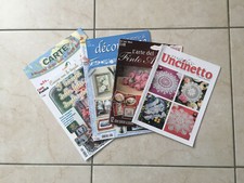 LOTTO 4  RIVISTE CASA DECOUPAGE  FAI DA TE LAVORI FACILI 