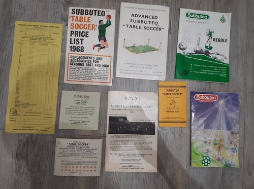 Subbuteo manuali manuale - subbuteo, e