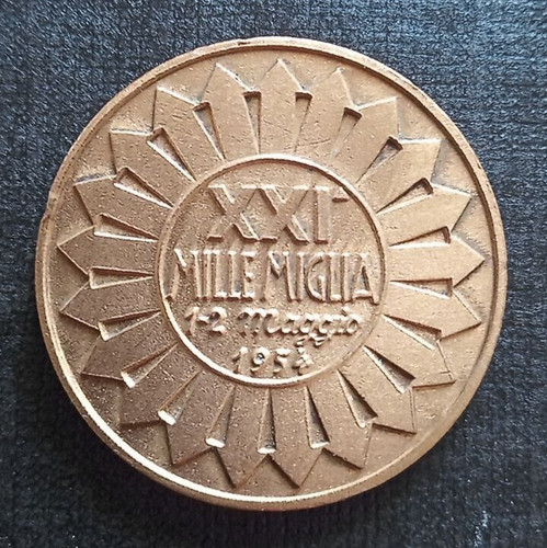 Médaille bronze xxi - bronze, mille