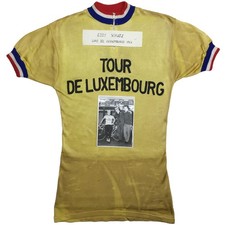 Edy Schütz, vincitore del Tour de Luxembourg 1966 e 1968, maglia ciclismo vintage