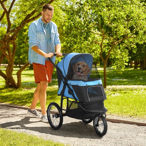 Pawhut passeggino per animali - passeggino,