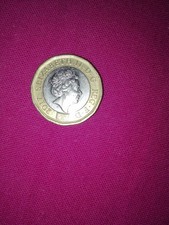 One Pound Coin 2017- Elizabeth II - Moneta rara - Sterlina discrete condizioni.
