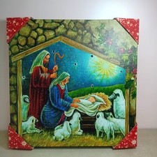 QUADRO NATIVITÀ LUMINOSO LED