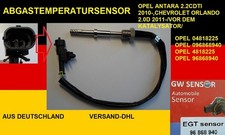 Sensore temperatura gas di