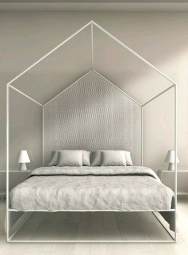 Letto baldacchino casetta