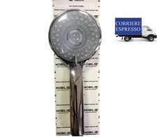 DOCCETTA NOBILI CROMATA SOFFIONE DOCCIA ANTICALCARE 3 GETTI