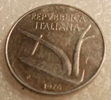 MONETA REPUBBLICA ITALIANA 10