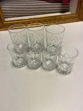 Set n. 7 bicchierini liquore cristallo bicchiere