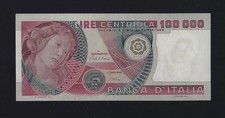 ITALIA 100000 100.000 LIRE 1982 P-108 UNC RARO