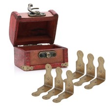 8 pezzi Articoli antichi Protezioni angolari Guardie di bordo con viti (bronzo)