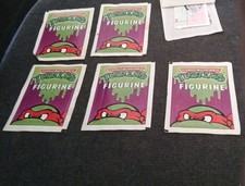 5  Bustine Figurine Tartarughe