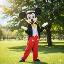 Mascotte Topolino Economic Mickey Mouse professionali adulti per feste 