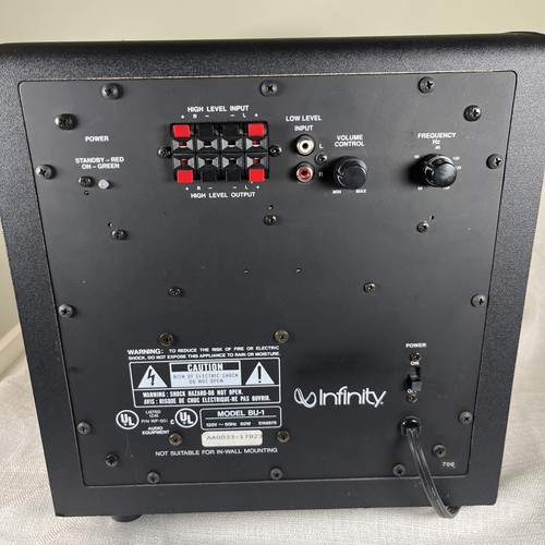 Infinity subwoofer - infinity, bu-1