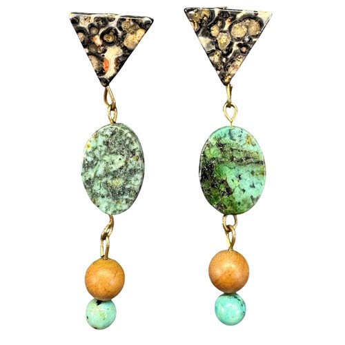 Orecchini geometrici boho - orecchini,