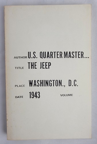 Rare the jeep vintage - "the,