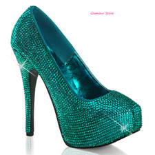 Sexy Scarpe Decolte Turchesi