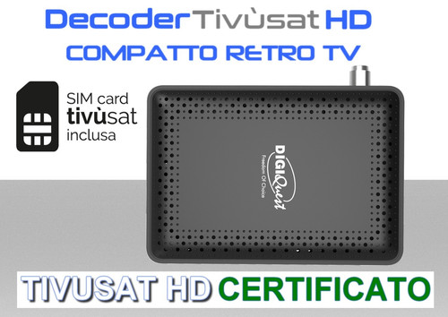 Decoder tivusat retro tv - decoder,