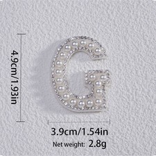 Lettere di perle toppe di