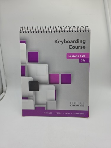 Keyboarding course lessons 2 - keyboarding, 1-2