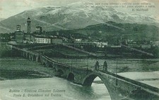 ds432 cartolina bobbio ponte