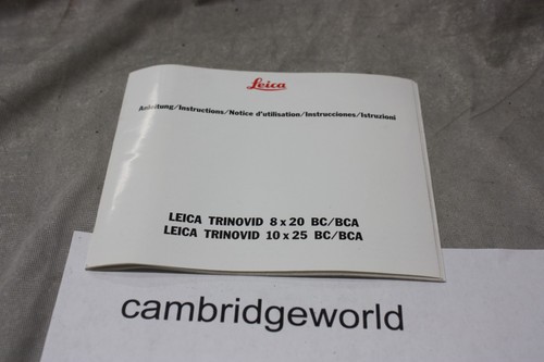 Leitz leica trinovid 8x20 - leitz,