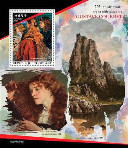 Francobolli gustave courbet - francobolli,