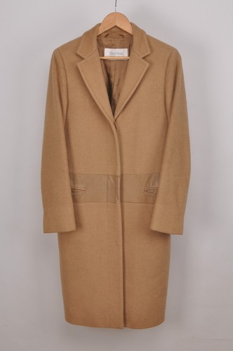 Cappotto lana capelli cammello