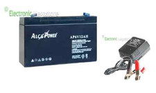 Batteria piombo 12ah con - batteria, a