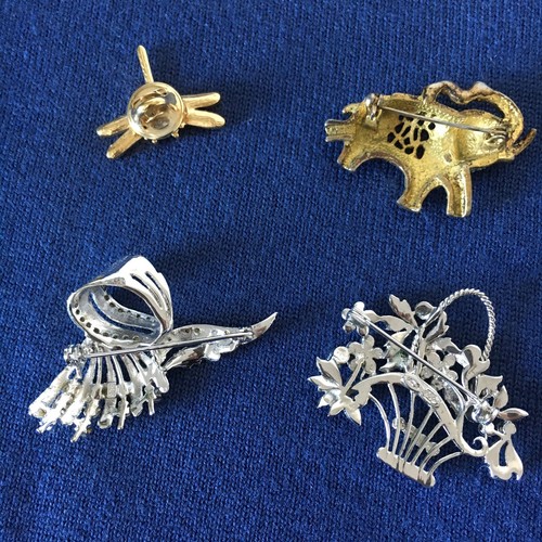 Spille argento metallo 4 - e,