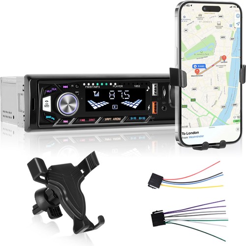 Autoradio din con - 1, bluetooth