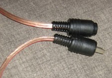 COPPIA CAVI HAMA GRUNDIG B&O  philips ECC. PUNTO LINEA DIN 2 PIN 4 mt RAME