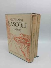 PASCOLI POESIE 2 VOLUMI COFANETTO MONDADORI 1956