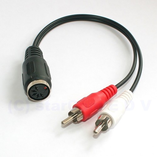 Adattatore audio rca - adattatore, 2x