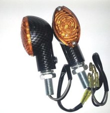Frecce Indicatori Direzione Led Moto Universali Scooter Custom Naked Carbonio