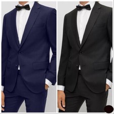 Abito uomo lana Blu Nero drop 7 ⭐⭐  Made in Italy Saldi Promozione Sconto 70%