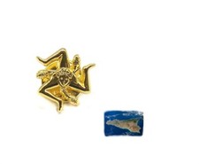 Trinacria Sicilia  metallo a