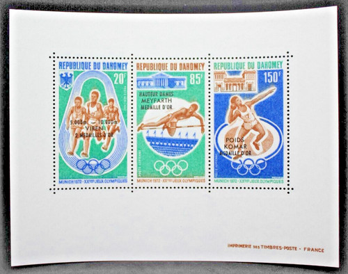 Benin 1972 giochi olimpiadi - benin,