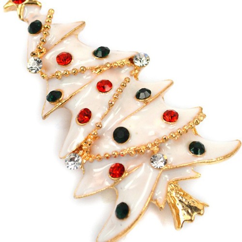 Spille con strass colorati - ,