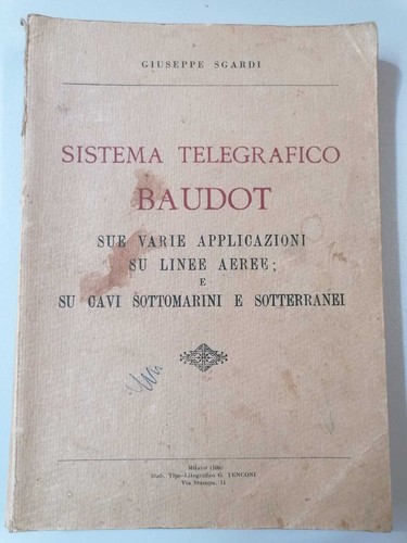 Sistema telegrafico baudot - sistema,