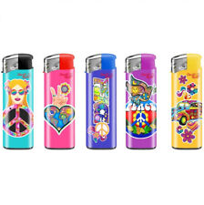 Accendini a Scatto MAXI CASUAL PEACE David Ross Elettronici Piezo - Box da 50