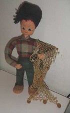 VECCHIO PUPAZZO PESCATORE IN