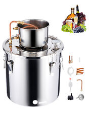 VEVOR Distillatore di Alcool 30 L Distillatore di Alcool Acqua in Acciaio Inox