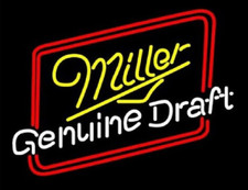 MGD Beer Neon Sign Glass Beer