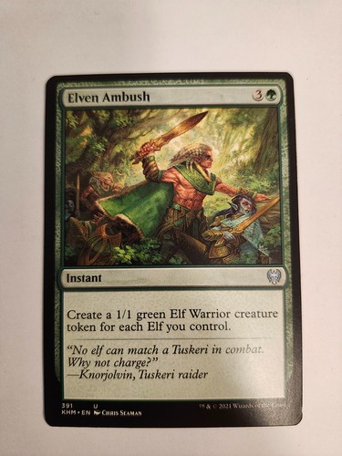 Elven ambush kaldheim nm - [kaldheim],
