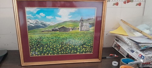 Olio tela x30 firmato - tela,