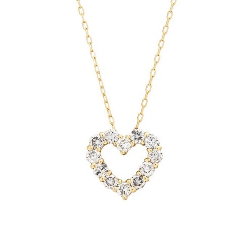 Collana cuore oro - , diamante