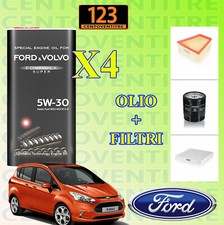 KIT TAGLIANDO FORD B-MAX 1.0 EcoBoost 100 CV  OLIO 5W30 + 3 FILTRI