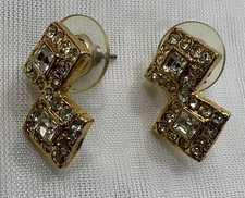 18KGP 20mm Post Earrings. Made